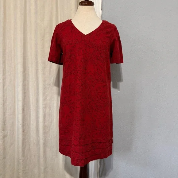 Nicole Miller | Dresses | Nicole Miller Women Linen Red Nicole Miller | Dresses | Nicole Miller Women Linen Red